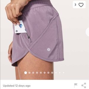 Lululemon Purple 4” Tracker Shorts